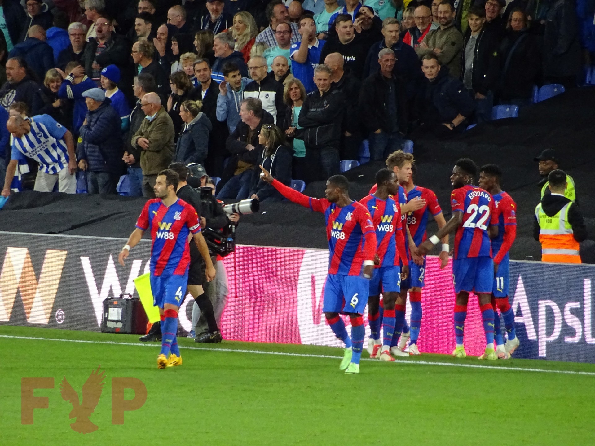 Zaha Goal Celebration